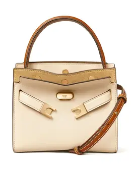Tory Burch: Белая сумка через плечо  Lee Radziwill