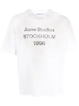 Acne Studios: Футболка с принтом 