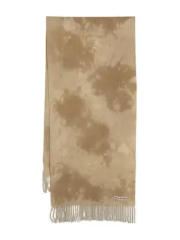 Acne Studios: Шарф цвета хаки 
