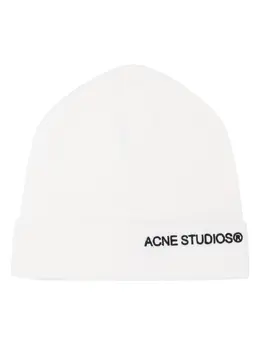 Acne Studios: Белая шапка 