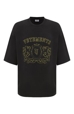 VETEMENTS: Хлопковая футболка 