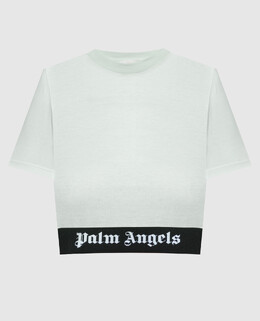 Palm Angels: Зелёная футболка 