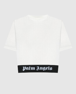 Palm Angels: Белая футболка 