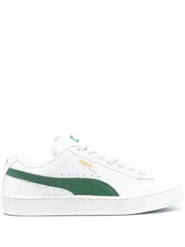 PUMA: Белые кроссовки  Suede