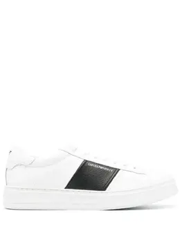Emporio Armani: Белые кроссовки 
