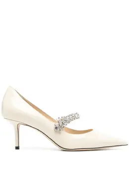 Jimmy Choo: Бежевые туфли  Bing