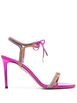 Aquazzura: Розовые сандалии 