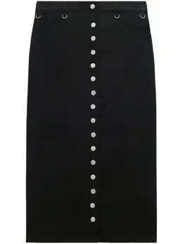 Courrèges: Джинсовая юбка 