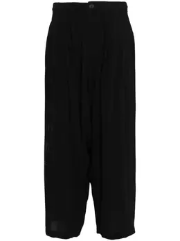 Yohji Yamamoto: Брюки с принтом 