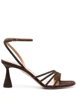 Aquazzura: Коричневые сандалии 