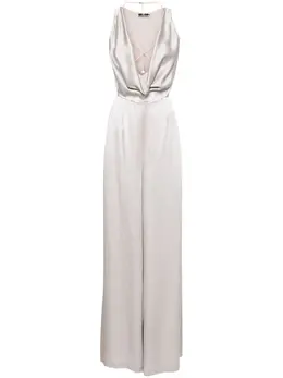 Elisabetta Franchi: Атласный комбинезон 