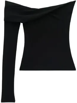 Courrèges: Чёрный топ 