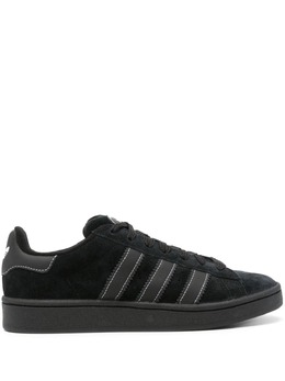 adidas: Чёрные кроссовки  Campus