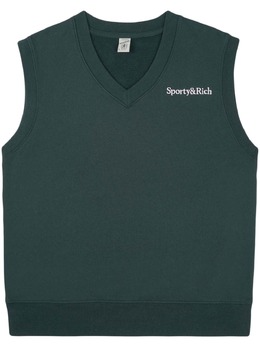 Sporty & Rich: Хлопковый жилет 