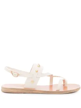 Ancient Greek Sandals: Белые сандалии  Alethea