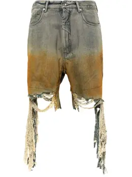 Rick Owens DRKSHDW: Рваные шорты 