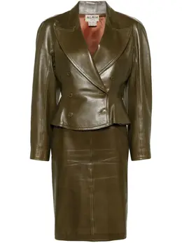 Alaïa Pre-Owned: Кожаный костюм 
