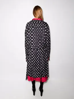 Balenciaga: Платье в горошек 