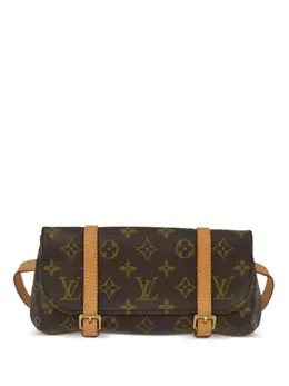 Louis Vuitton Pre-Owned: Коричневая поясная сумка 