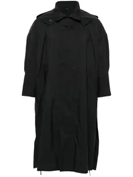 Issey Miyake Pre-Owned: Пальто с капюшоном 