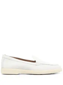 Santoni: Белые лоферы 