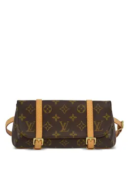 Louis Vuitton Pre-Owned: Коричневая поясная сумка 
