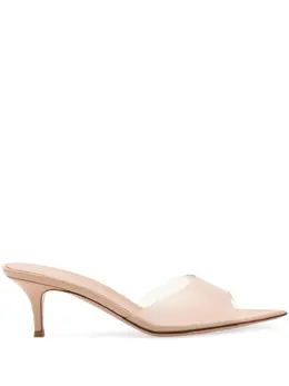 Gianvito Rossi: Бежевые сабо  Elle