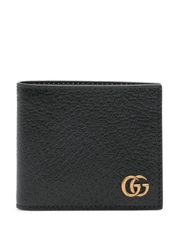 Gucci: Чёрный кошелёк  GG Marmont