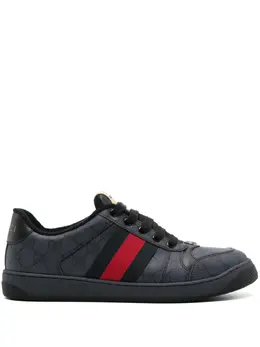 Gucci: Синие кроссовки  GG Supreme