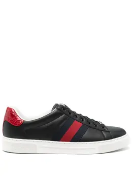 Gucci: Чёрные кроссовки  Ace