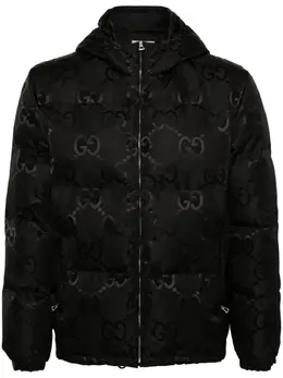 Gucci: Чёрная куртка  GG