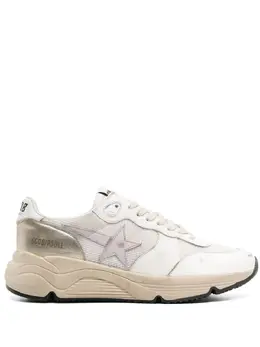 Golden Goose: Белые кроссовки  Running Sole