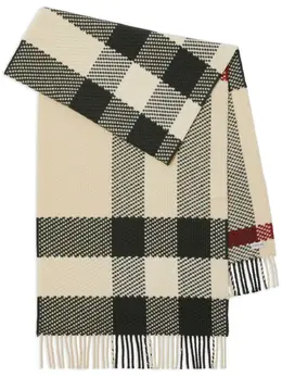 Burberry: Светлый шарф 