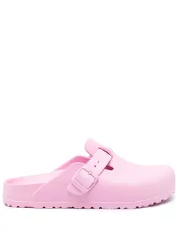 Birkenstock: Розовые сабо  Boston