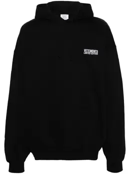 VETEMENTS: Чёрная толстовка 