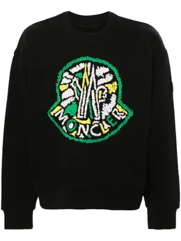 Moncler: Хлопковый свитшот 