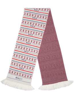 Bally: Белый шарф 