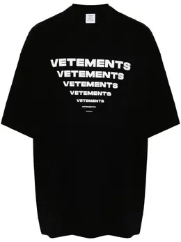 VETEMENTS: Футболка с принтом 