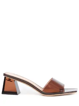 GIANVITO ROSSI: Коричневые сабо 