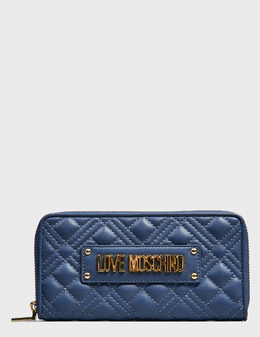 LOVE MOSCHINO: Голубой кошелёк 