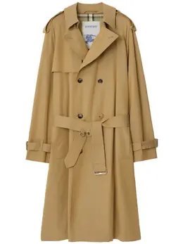 Burberry: Длинный плащ 