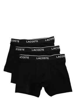 Lacoste: Чёрные мокасины 