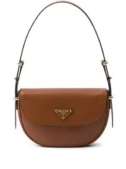Prada: Коричневая сумка 