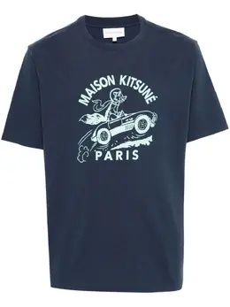 Maison Kitsuné: Хлопковая футболка 