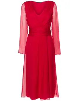 Alberta Ferretti: Платье а-силуэта 