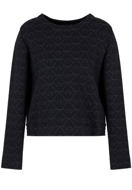 EMPORIO ARMANI: Чёрный свитшот 