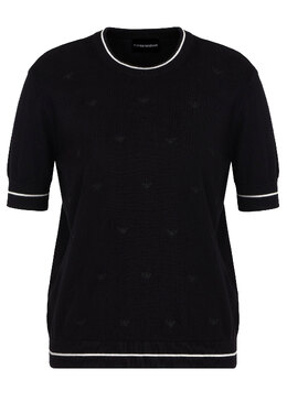 EMPORIO ARMANI: Чёрный свитер 
