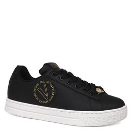 Versace Jeans Couture: Чёрные кроссовки 