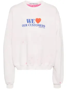 Alexander Wang: Хлопковый свитшот 