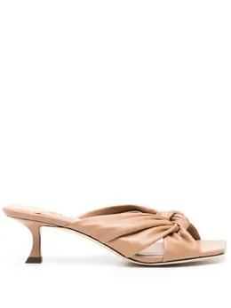 Jimmy Choo: Бежевые сабо 